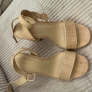 J.crew rattan sandal